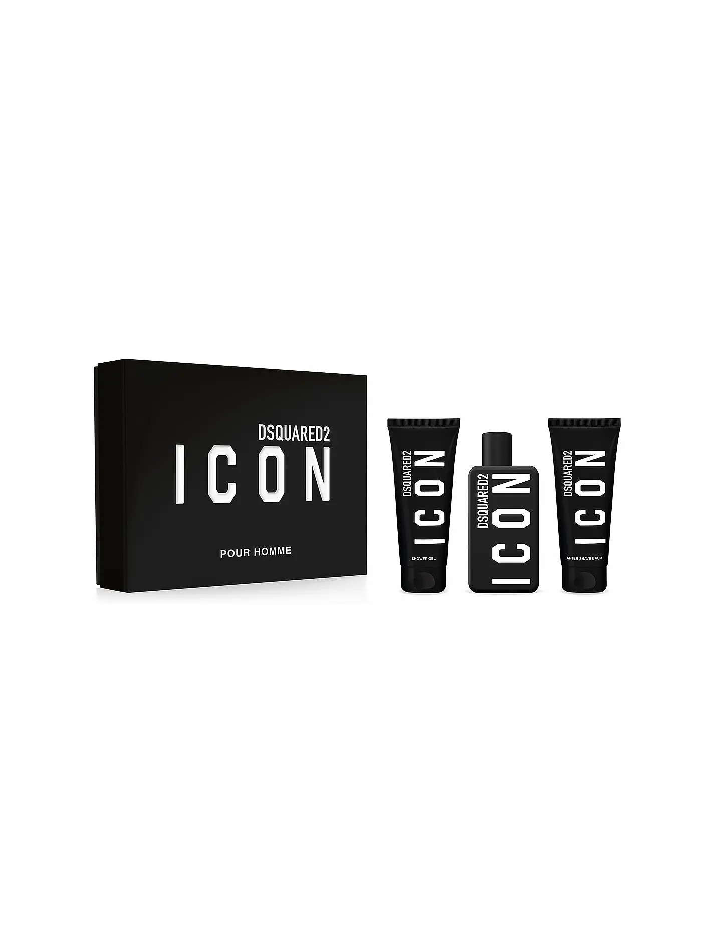 DSQUARED2 | Geschenkset - Icon Pour Homme Eau de Parfum, Shower Gel, After Shave Balm 3x100ml | 